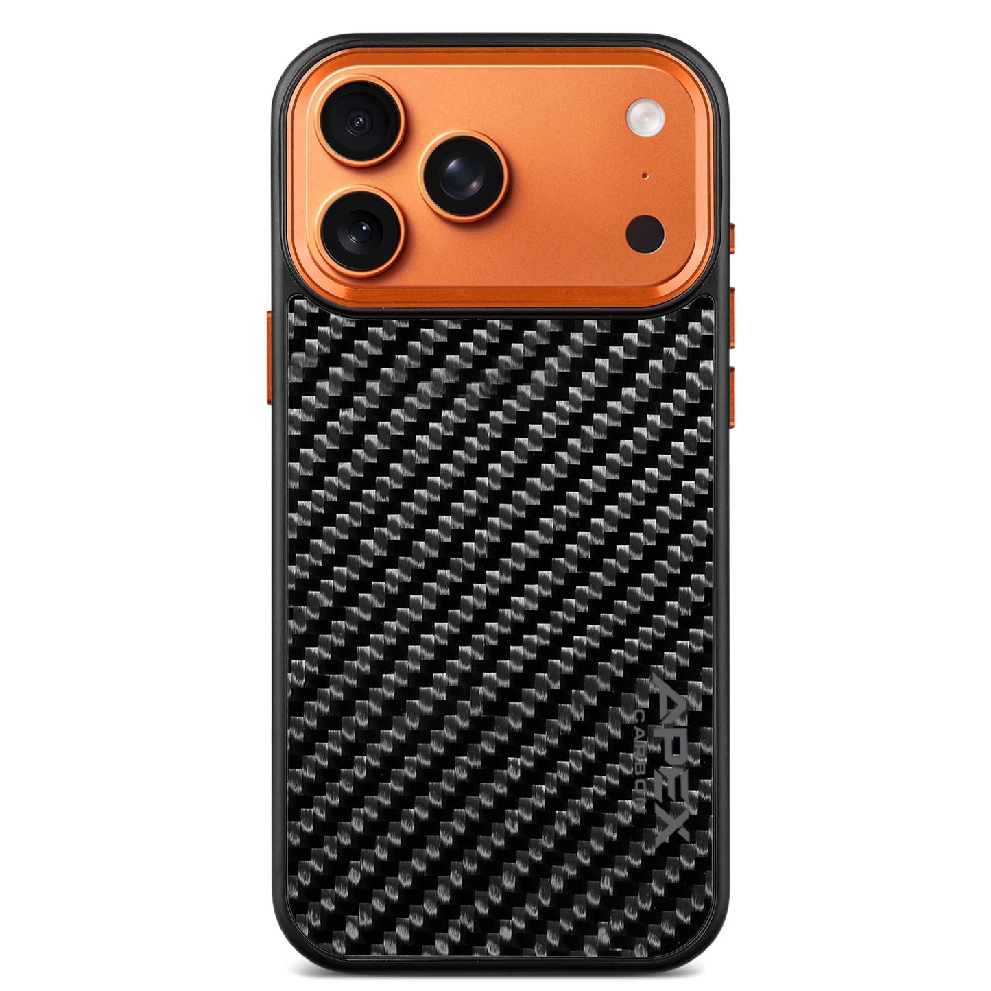 Cosmic Orange | Carbon Fiber | iPhone Case | IMPACT SERIES 2.0