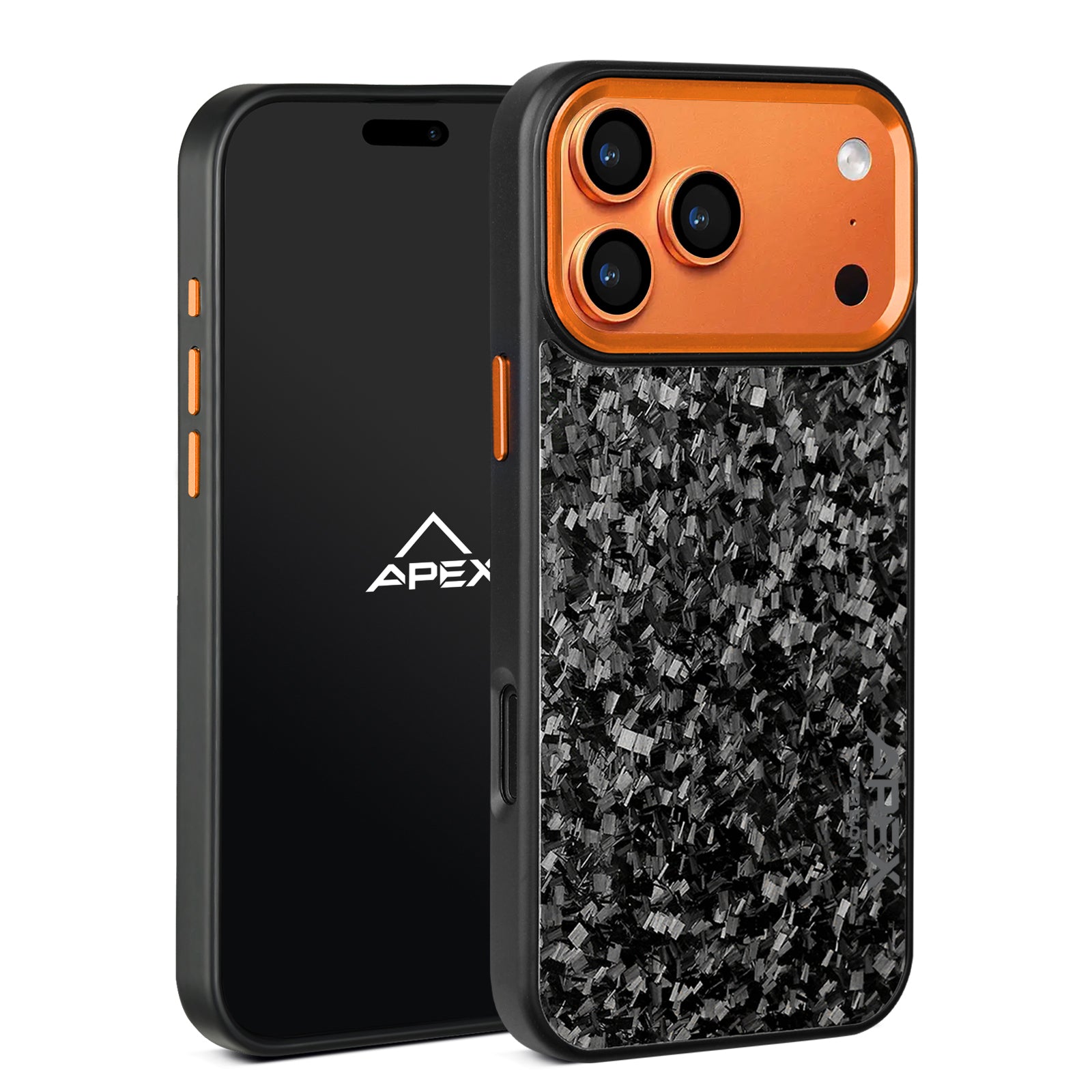 Cosmic Orange | Forged Carbon Fiber | iPhone Case Cosmic Orange | Forged Carbon Fiber | iPhone Case