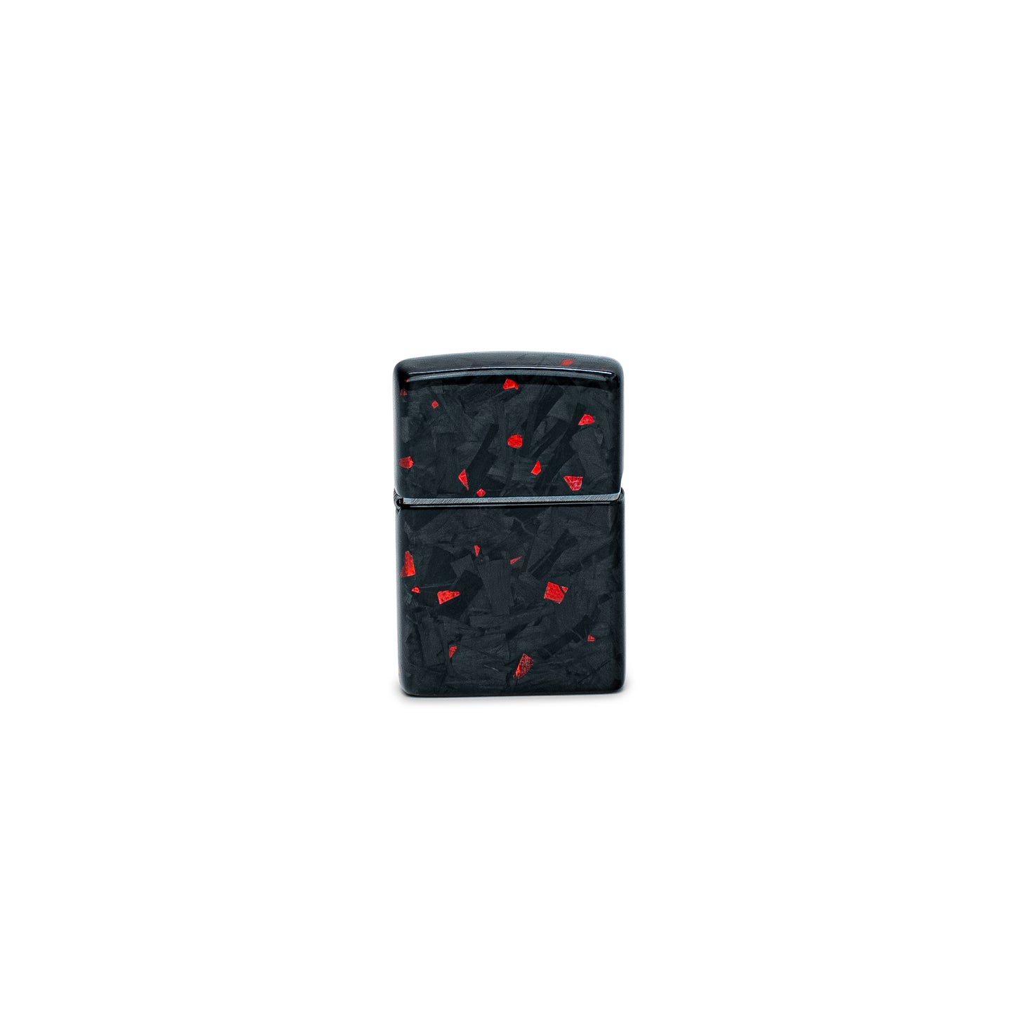 Red Fragment | Forged Carbon Fiber | Zippo Case