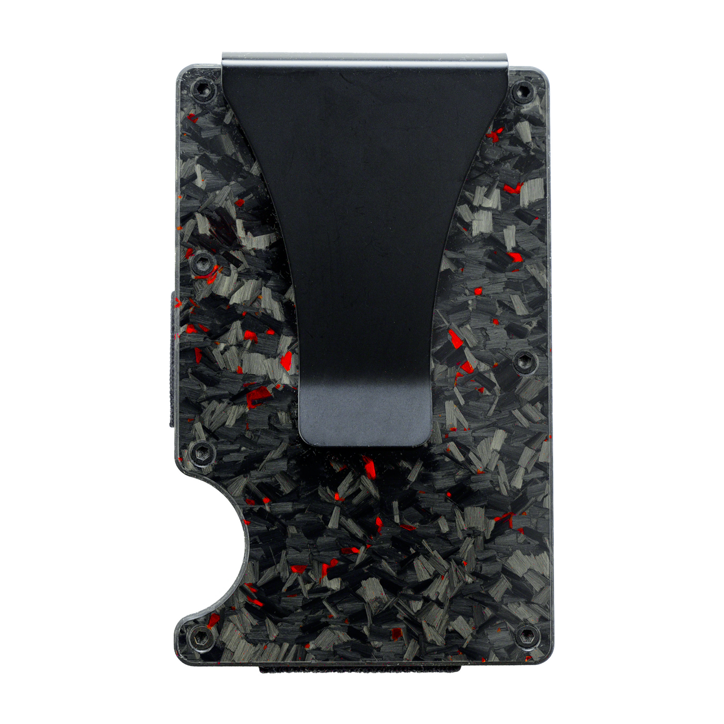 Red Fragment | Forged Carbon Fiber | Card Holder