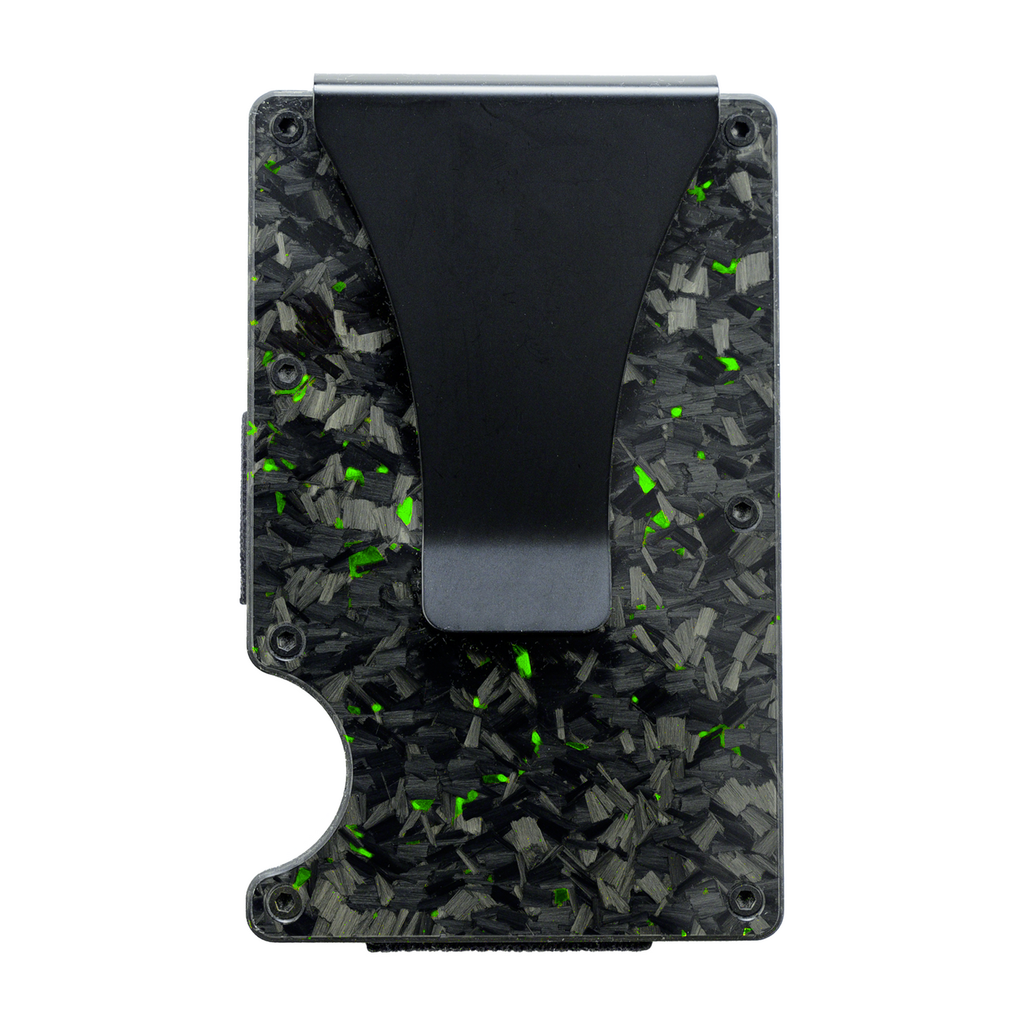 Green Fragment | Forged Carbon Fiber | Card Holder