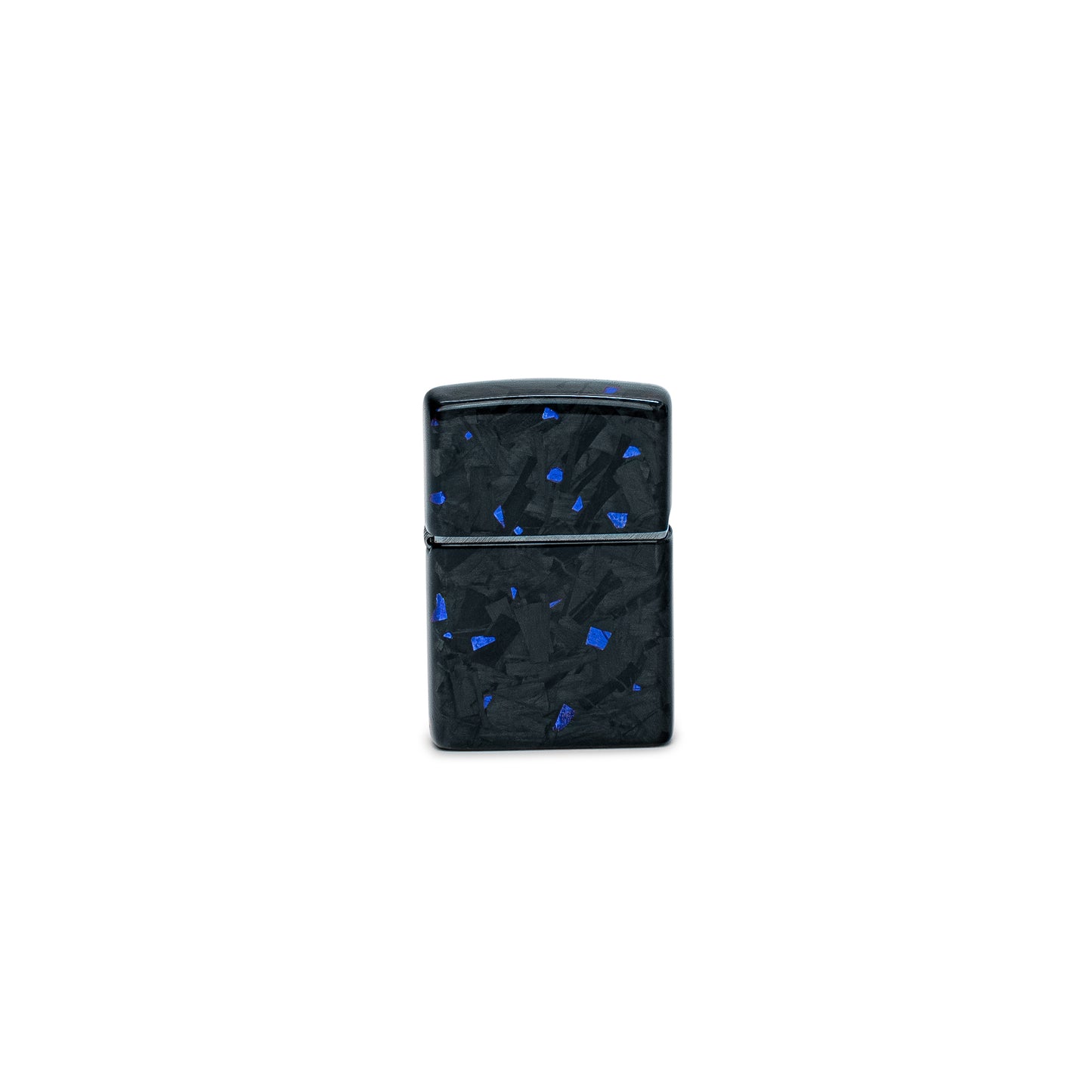 Blue Fragment | Forged Carbon Fiber | Zippo Case