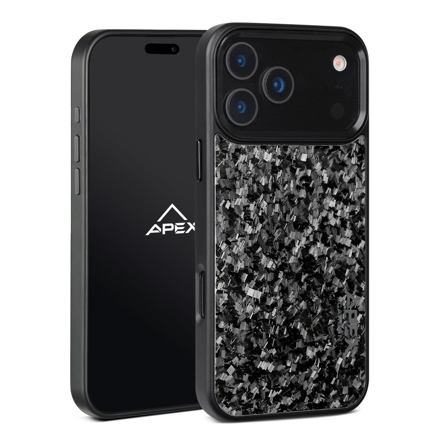 Black Fragment | Forged Carbon Fiber | iPhone Case | IMPACT SERIES 2.0