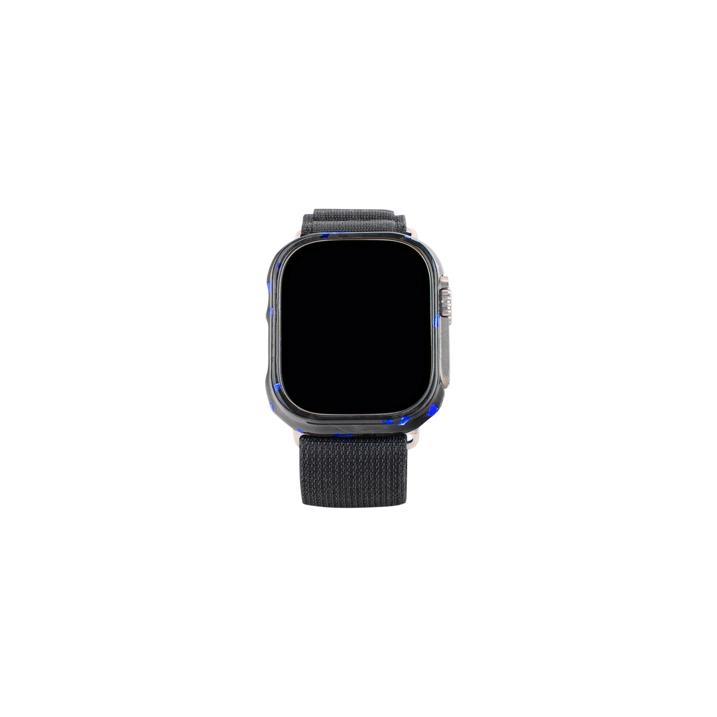Apple Watch | Blue Fragment | Real Forged Carbon Fiber Case