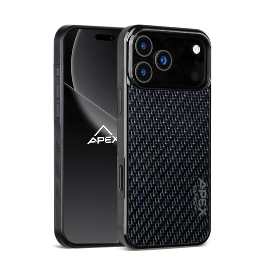 Carbon Fiber Blue Lace | iPhone Case | IMPACT SERIES