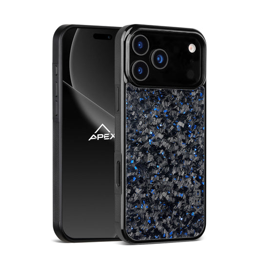Blue Fragment  | Forged Carbon Fiber | iPhone Case | IMPACT SERIES