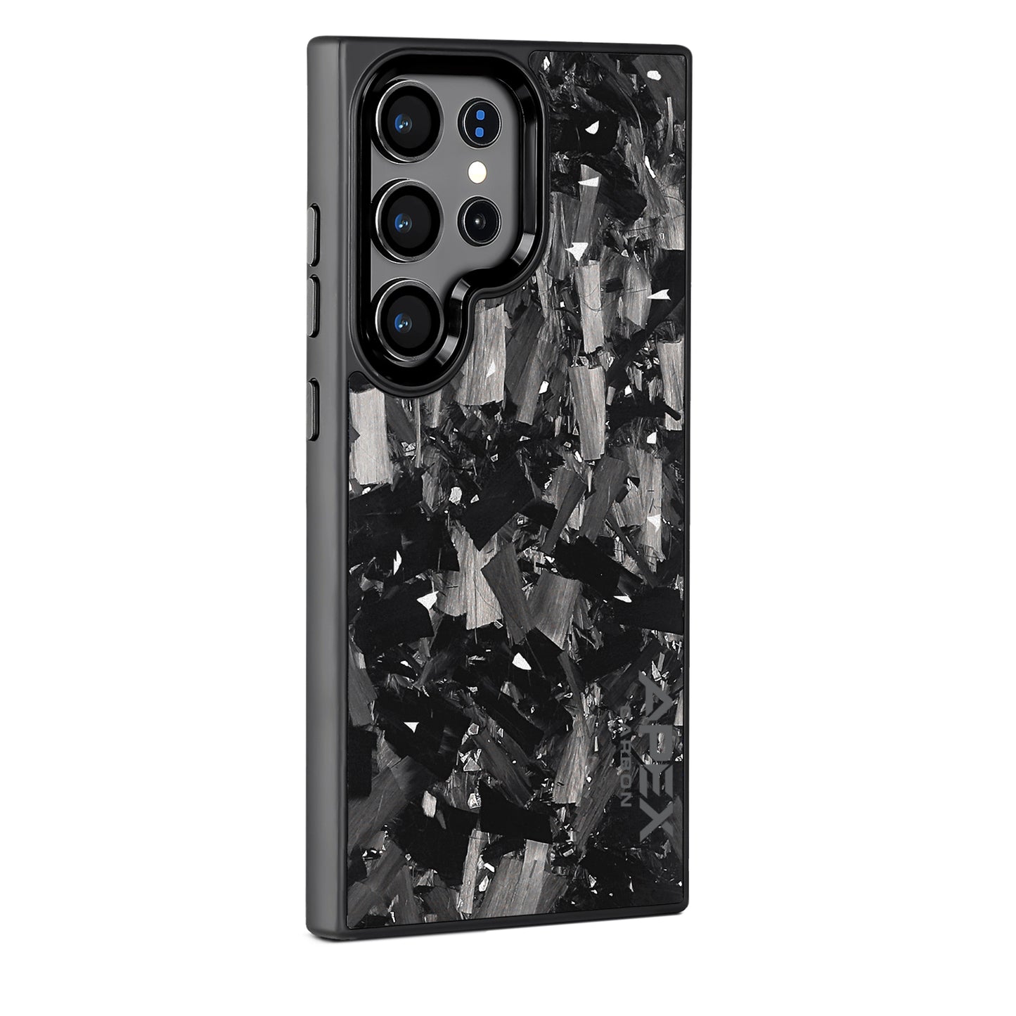 Silver Large Fragment | Forged Carbon Fiber | Samsung Case | IMPACT SERIES 2.0