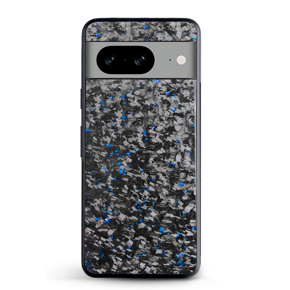 Blue Fragment | Forged Carbon Fiber | Pixel Case | IMPACT SERIES
