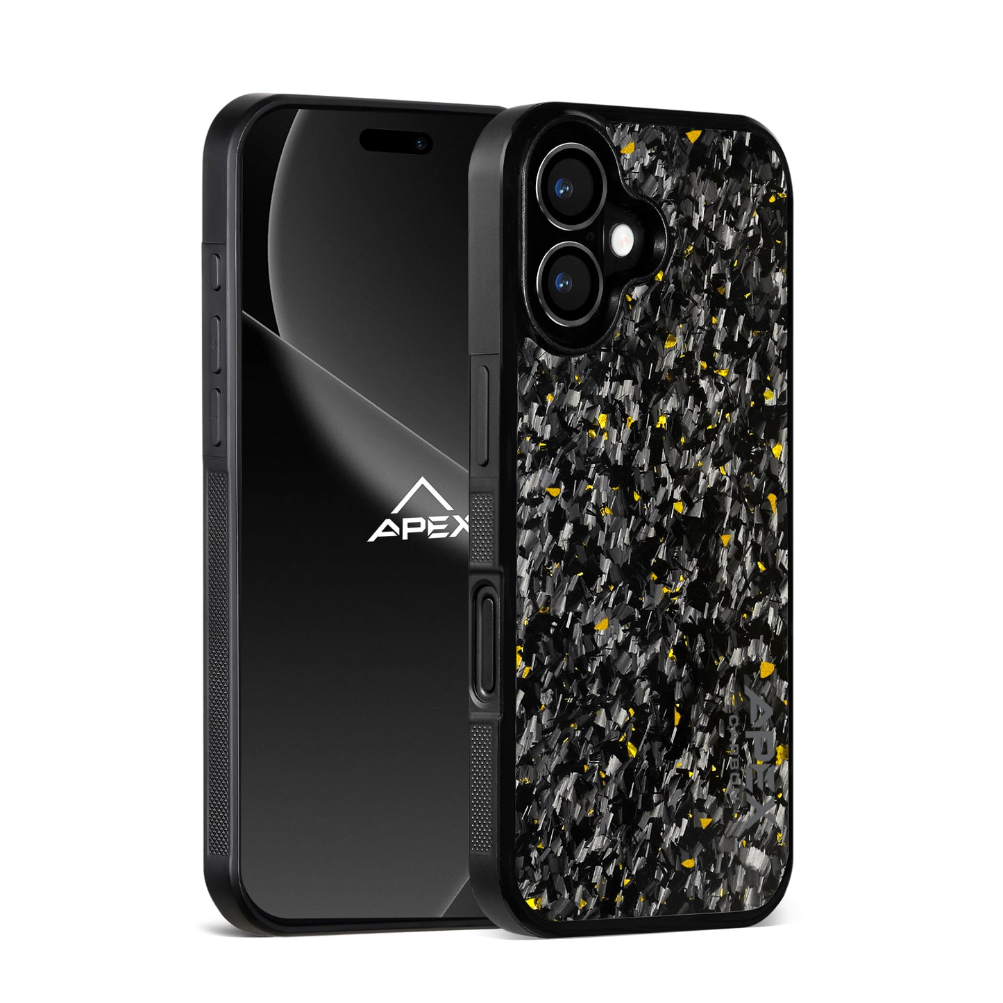 Gold Fragment | Forged Carbon Fiber | iPhone Case | IMPACT SERIES