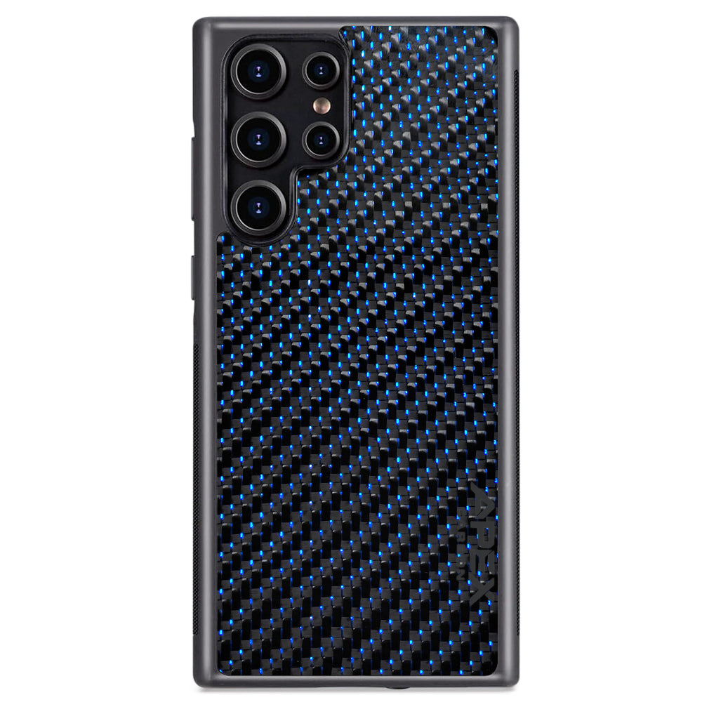 Carbon Fiber Blue | Samsung Case | IMPACT SERIES