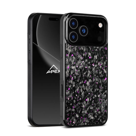 Purple Fragment  | Forged Carbon Fiber | iPhone Case | IMPACT SERIES