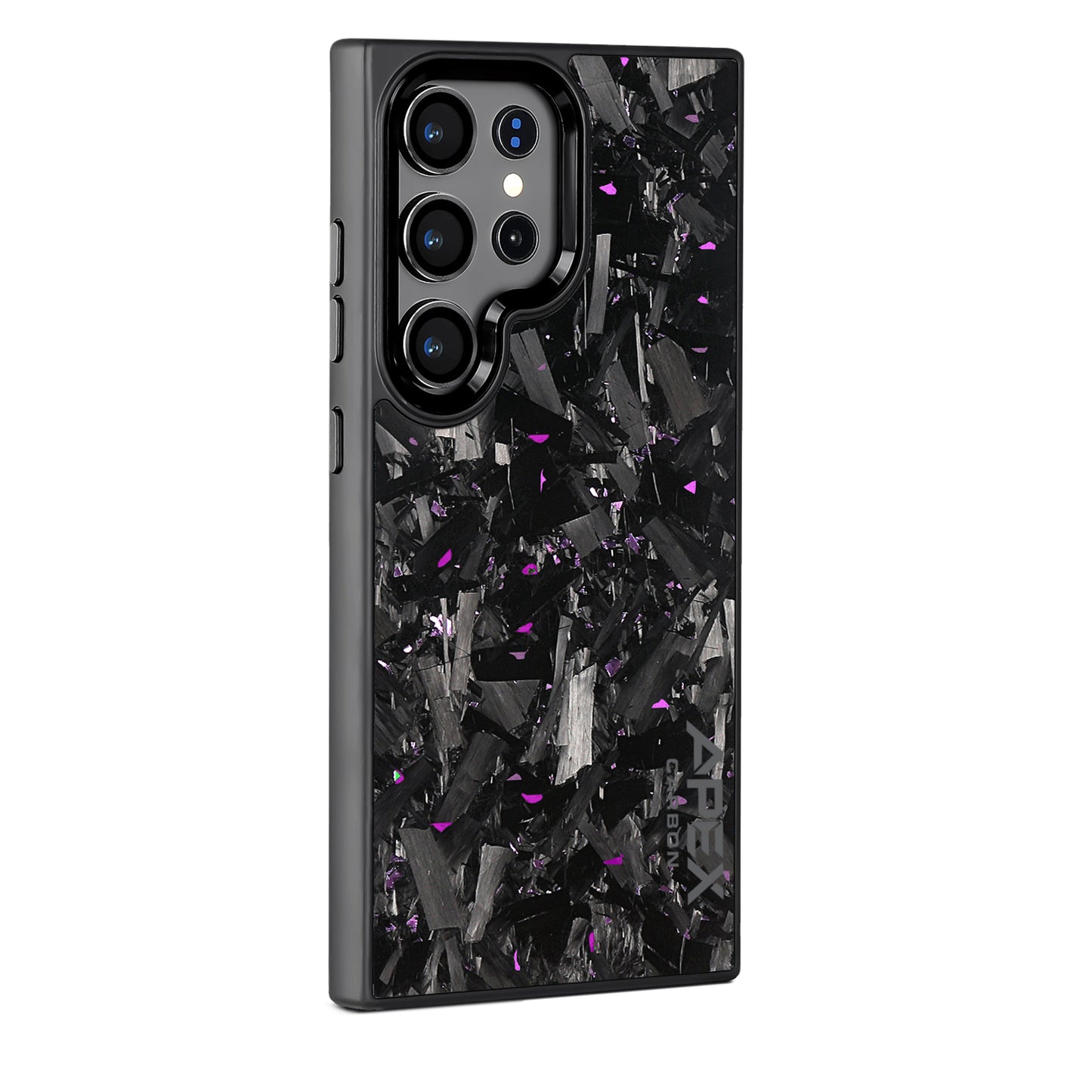 Purple Large Fragment | Forged Carbon Fiber | Samsung Case | IMPACT SERIES 2.0