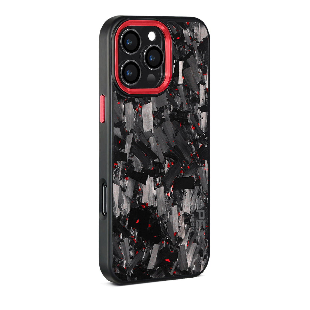 Red Large Fragment | Forged Carbon Fiber | iPhone Case | IMPACT SERIES 2.0