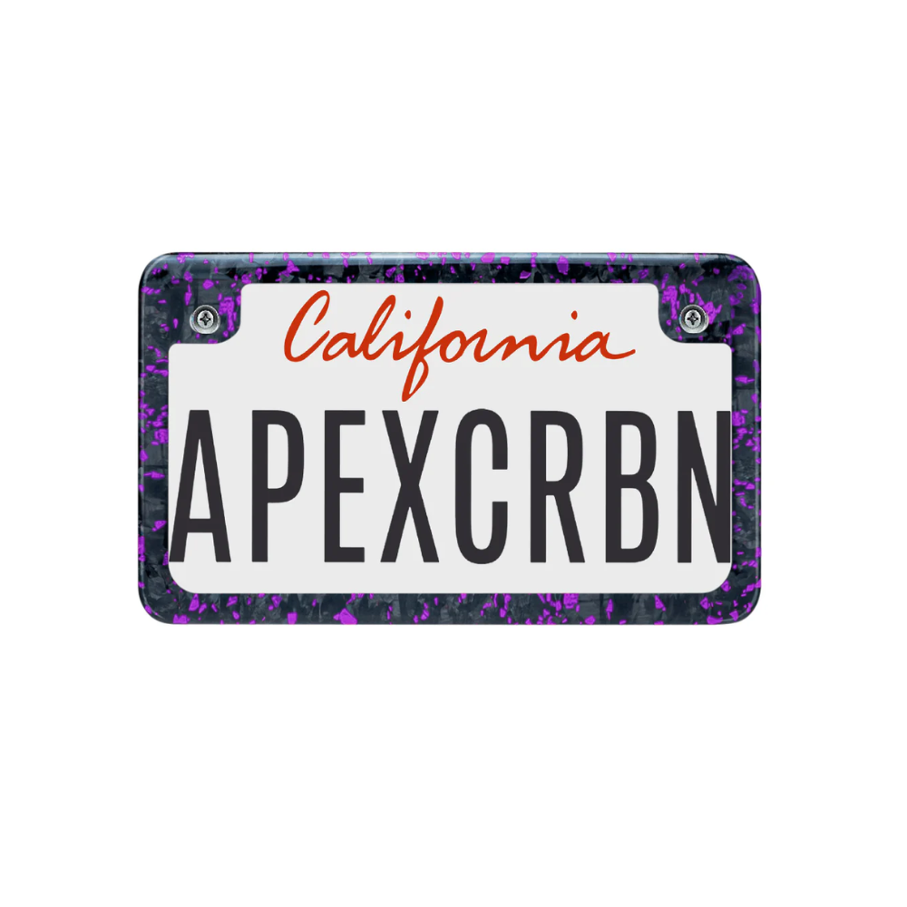 MOTORCYCLE LICENSE PLATE FRAMES