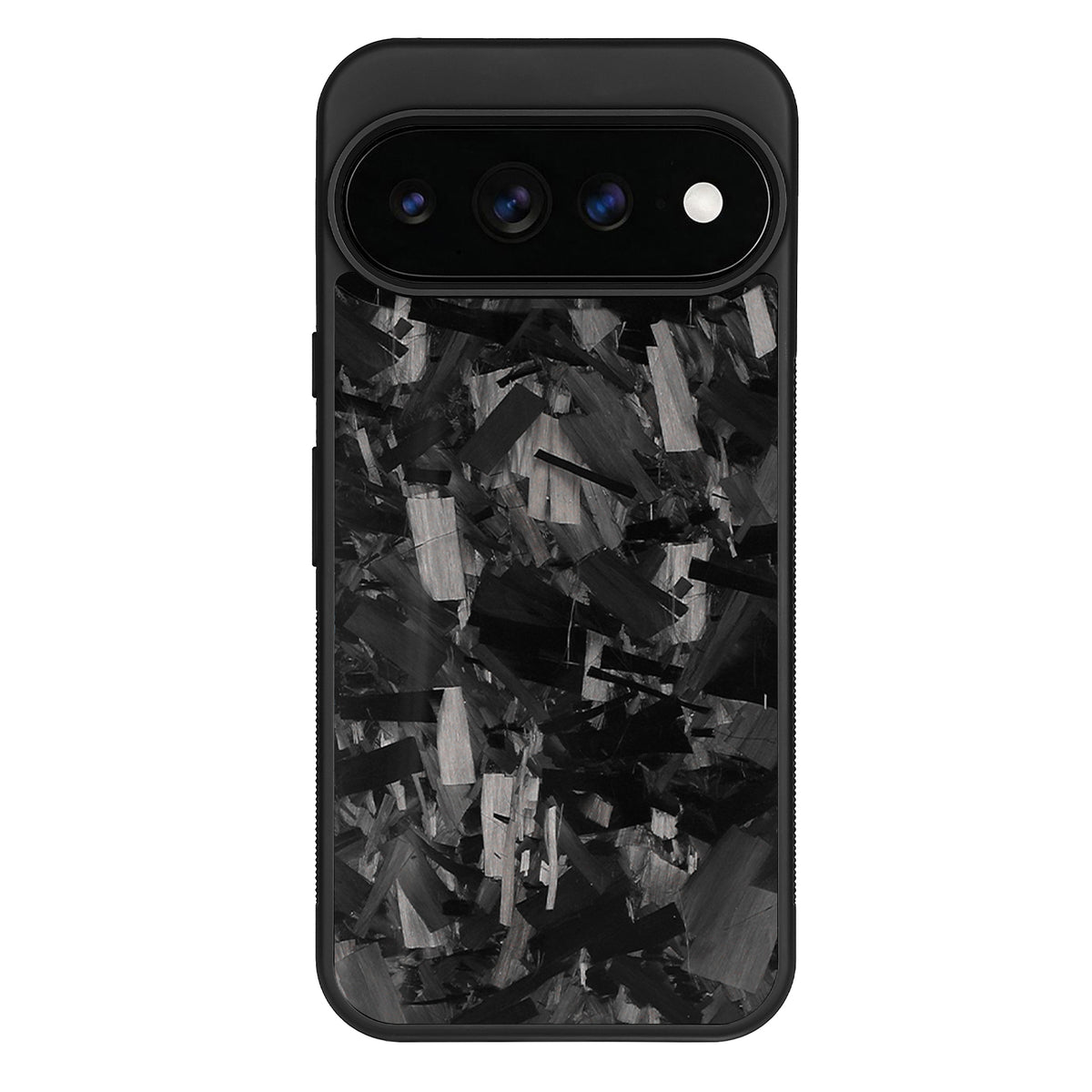 Black Large Fragment | Forged Carbon Fiber | Pixel Case | IMPACT SERIES