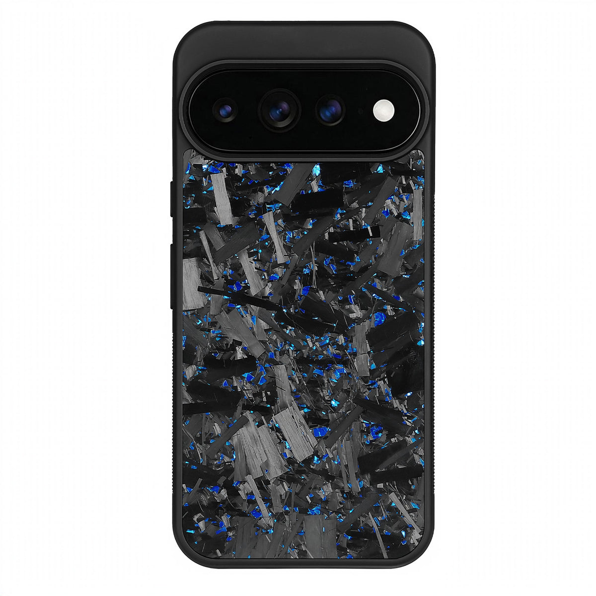 Blue Large Fragment | Forged Carbon Fiber | Pixel Case | IMPACT SERIES