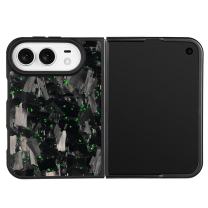 Green Large Fragment Series | Forged Carbon Fiber | iPhone Case | IMPACT SERIES