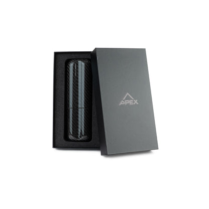 Black Lace | Real Carbon Fiber | 2 Tube Cigar Case