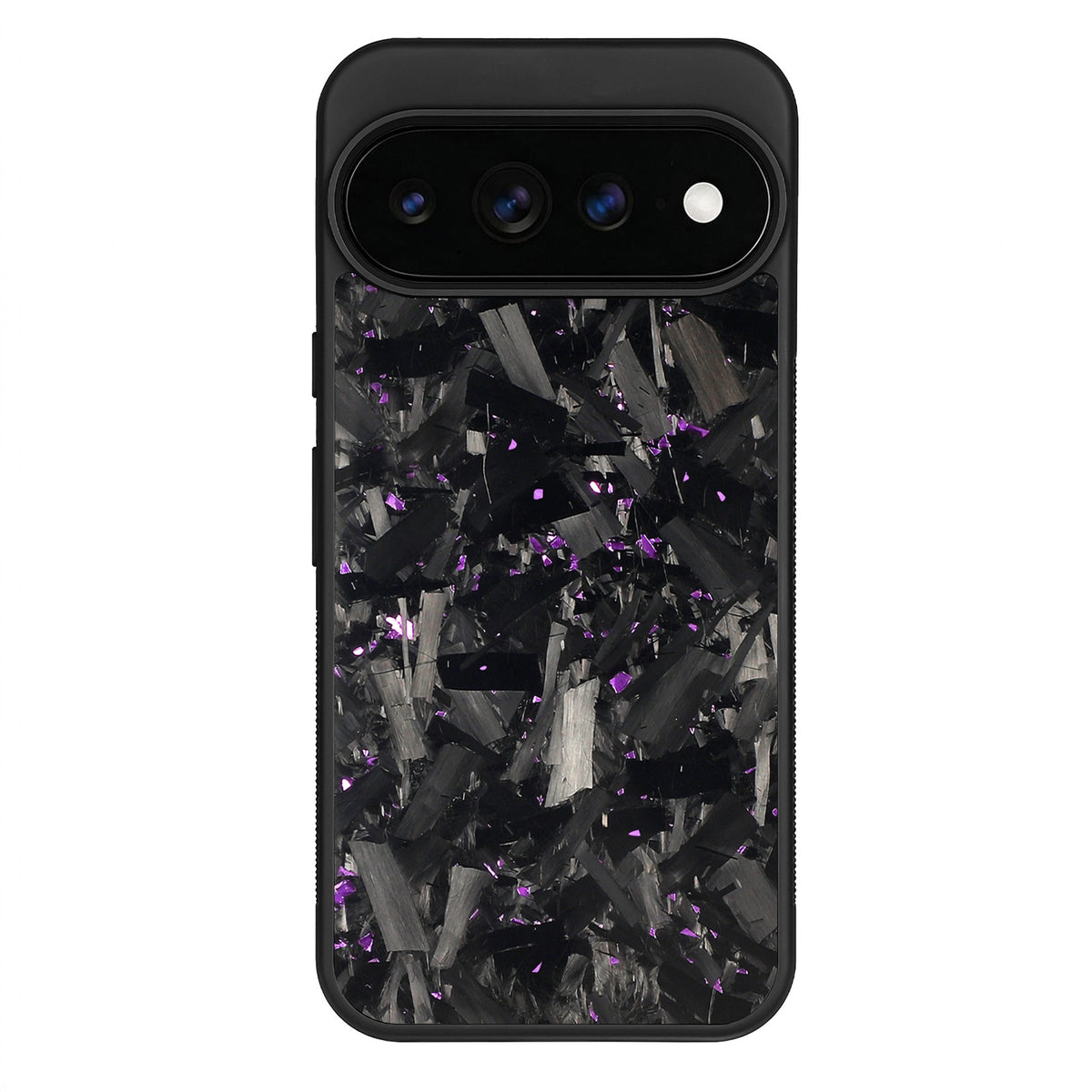 Purple Large Fragment | Forged Carbon Fiber | Pixel Case | IMPACT SERIES