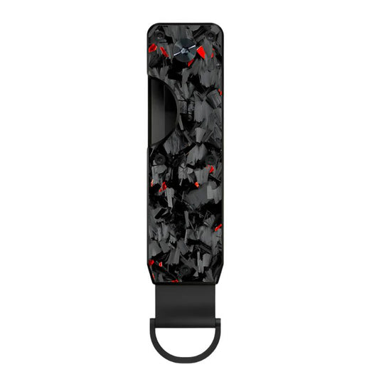 Red Fragment | Forged Carbon Fiber | Key Case
