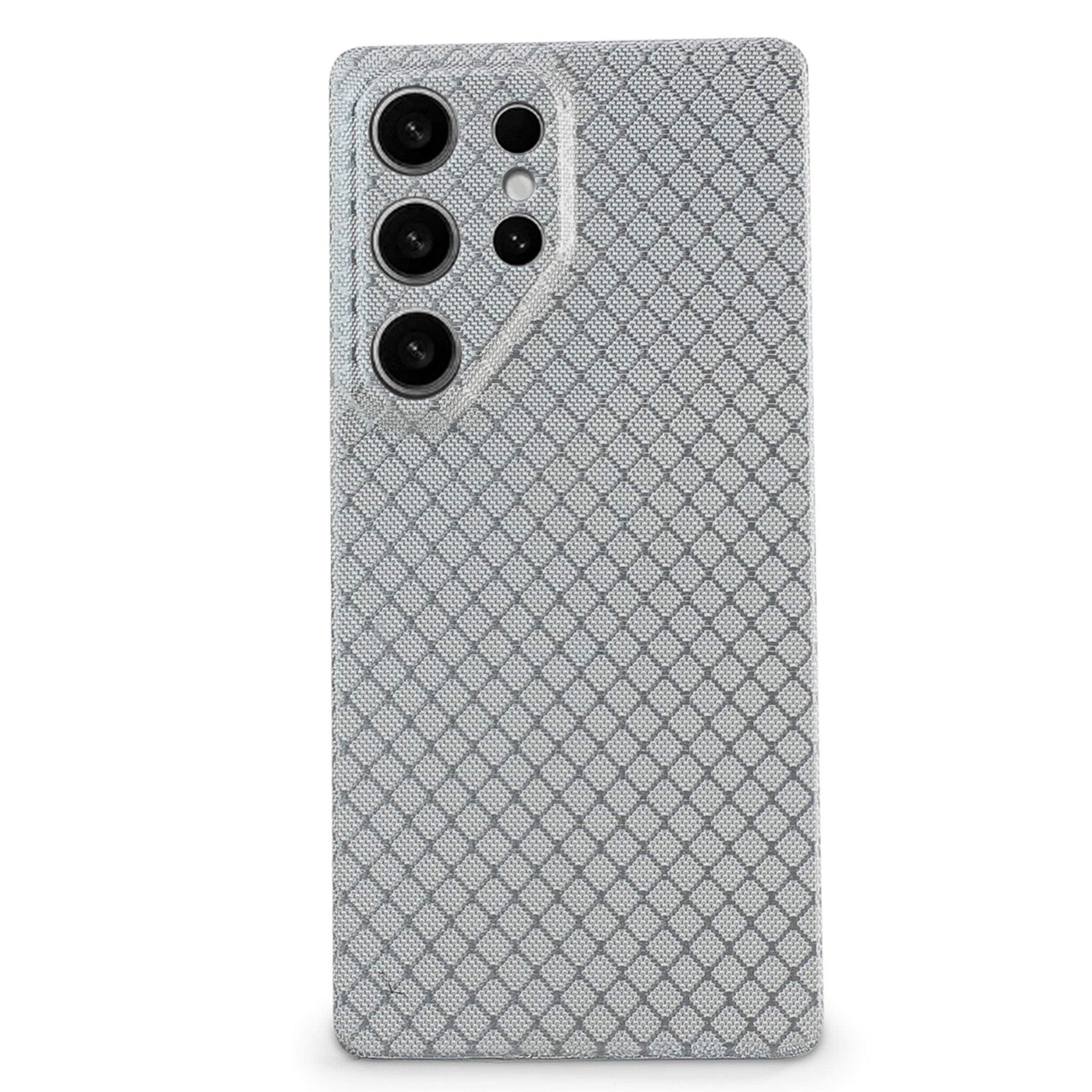 White Hexa Carbon | Samsung Case | SQUELETON SERIES