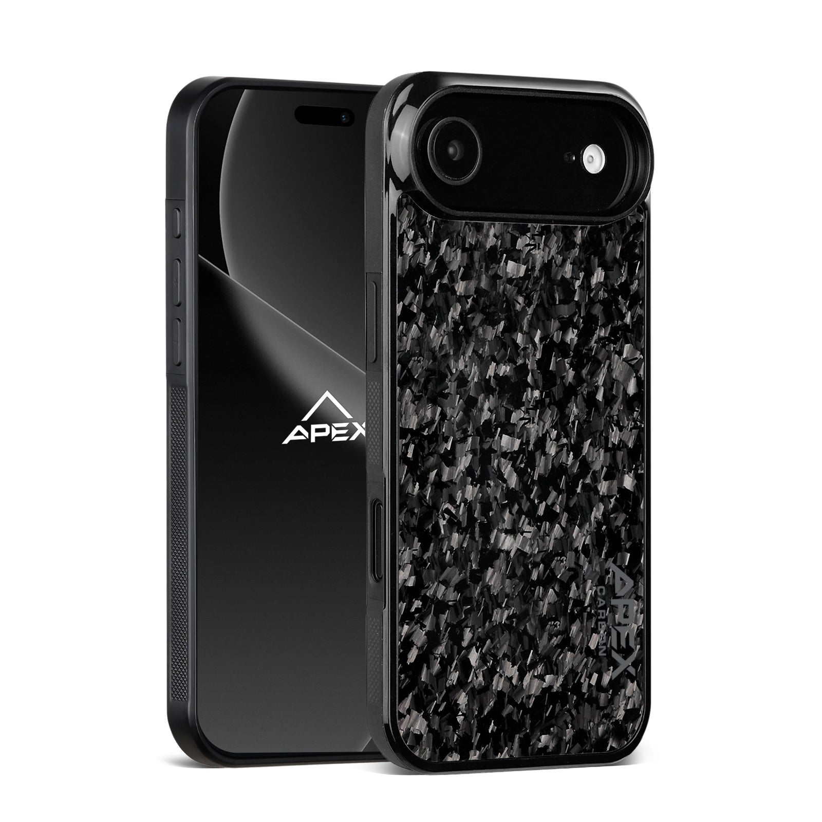 Black Fragment | Forged Carbon Fiber | iPhone Case | IMPACT SERIES