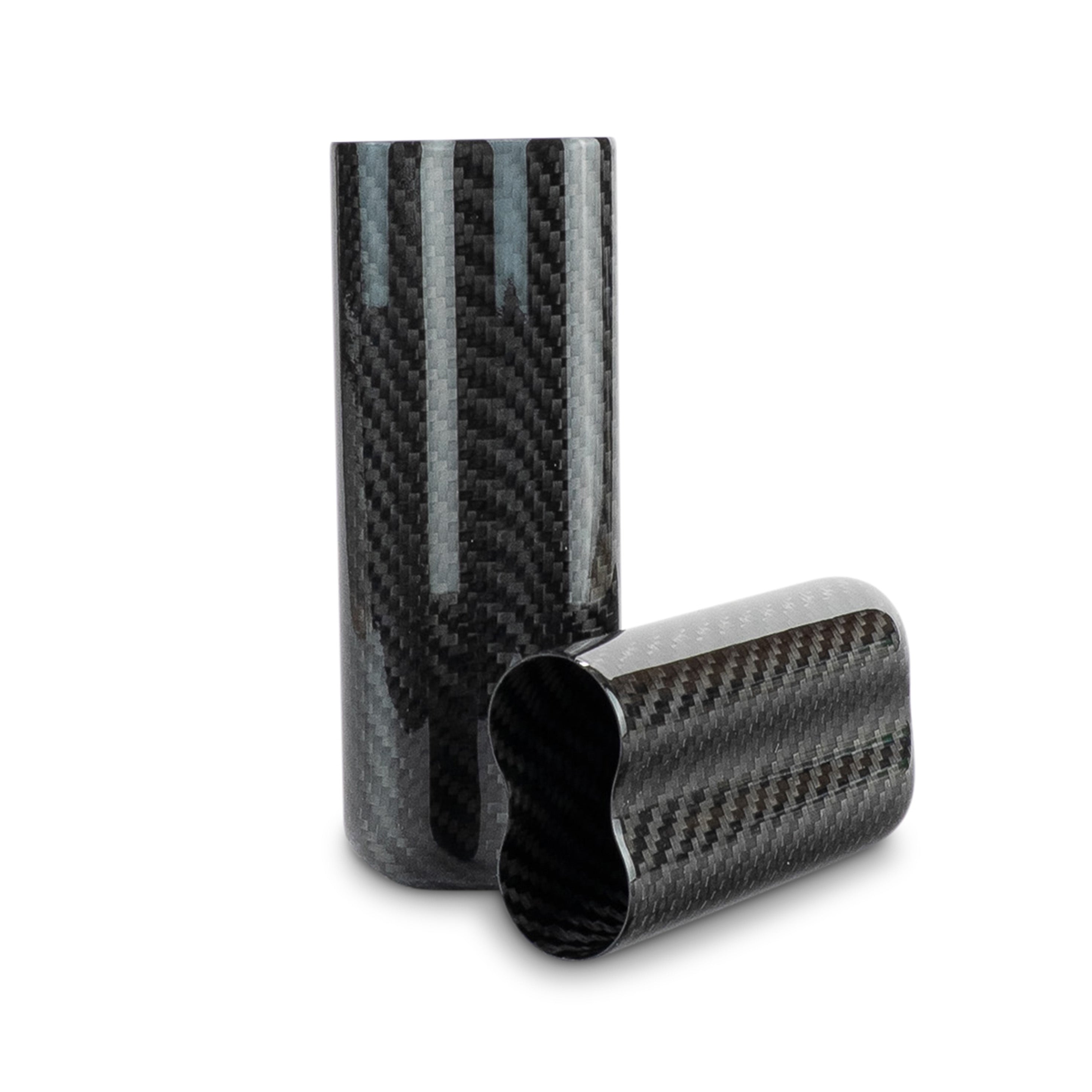 Black Lace | Real Carbon Fiber | 2 Tube Cigar Case