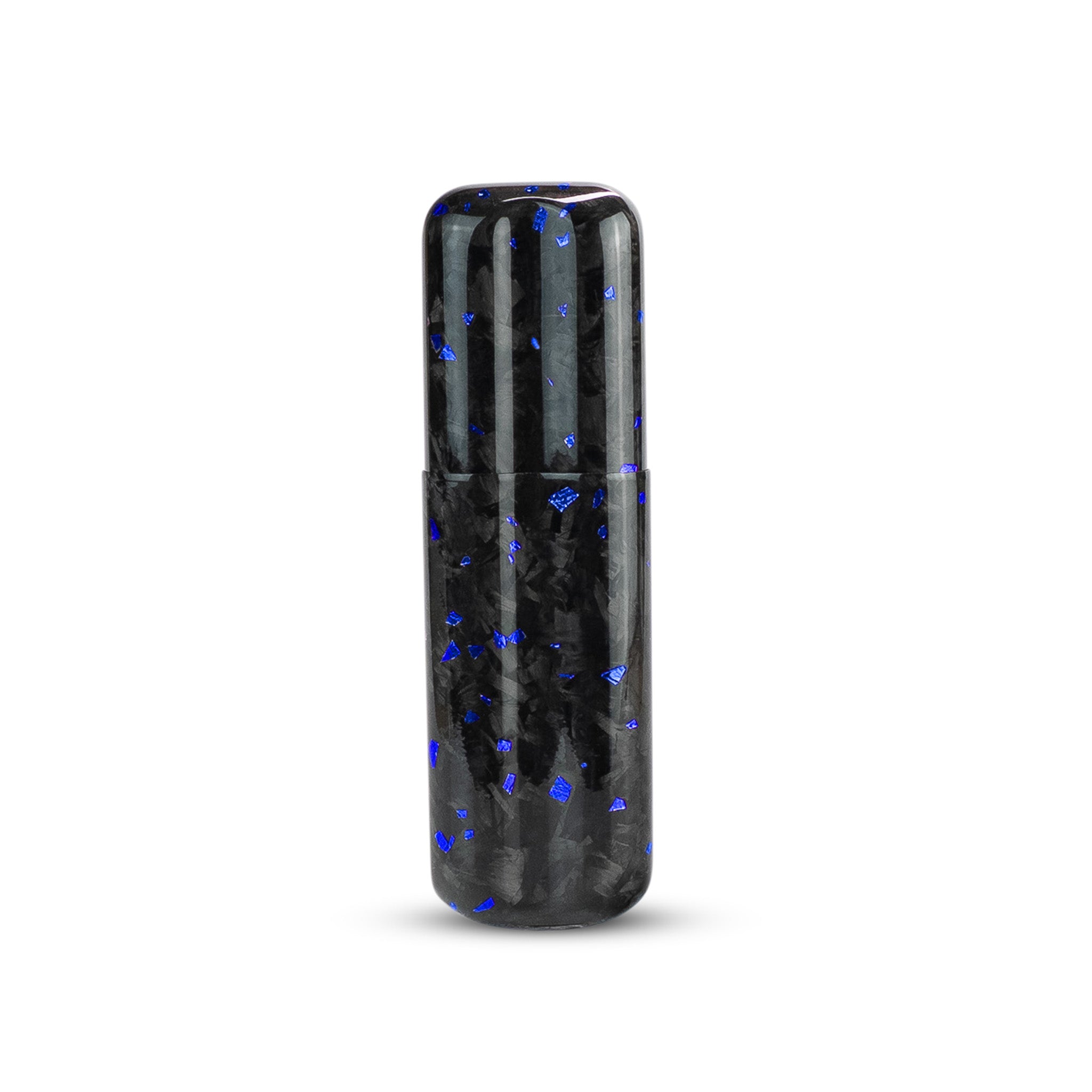 Blue Fragment | Real Forged Carbon Fiber | 2 Tube Cigar Case
