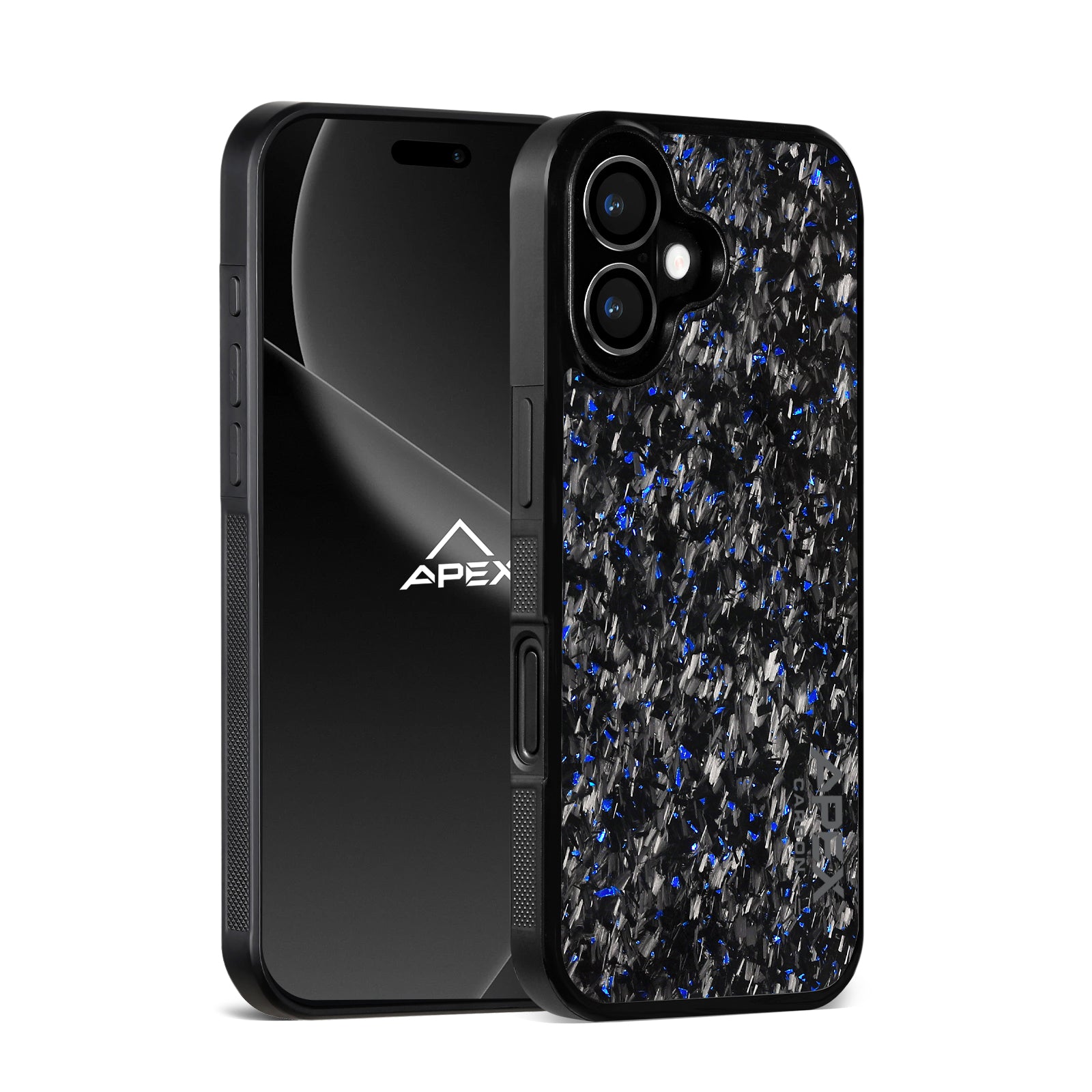 Blue Fragment | Forged Carbon Fiber | iPhone Case | IMPACT SERIES APEX CARBON Blue Fragment | Forged Carbon Fiber | iPhone Case | IMPACT SERIES APEX CARBON