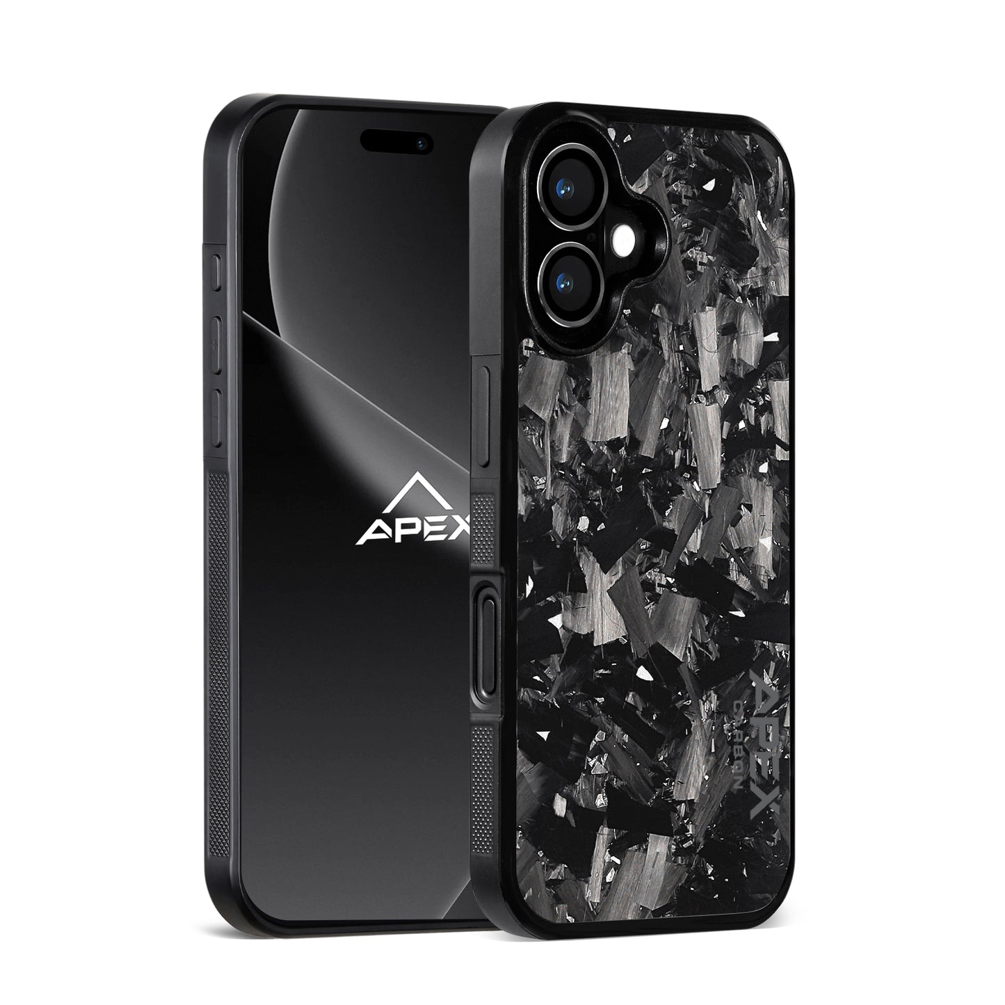 Diamond Large Fragment Series | Forged Carbon Fiber | iPhone Case | IMPACT SERIES