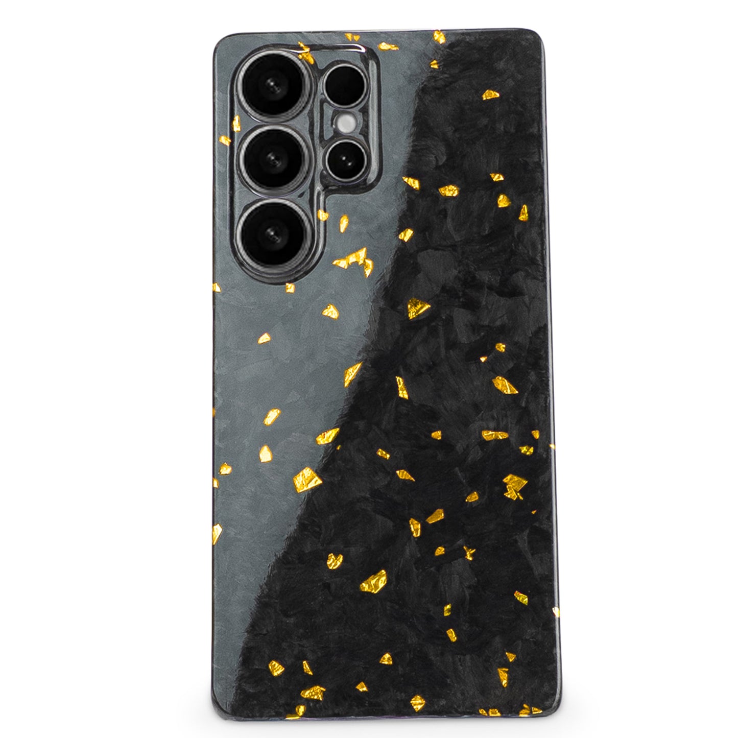 Gold Fragment | Forged Carbon Fiber | Samsung Case | SQUELETON SERIES