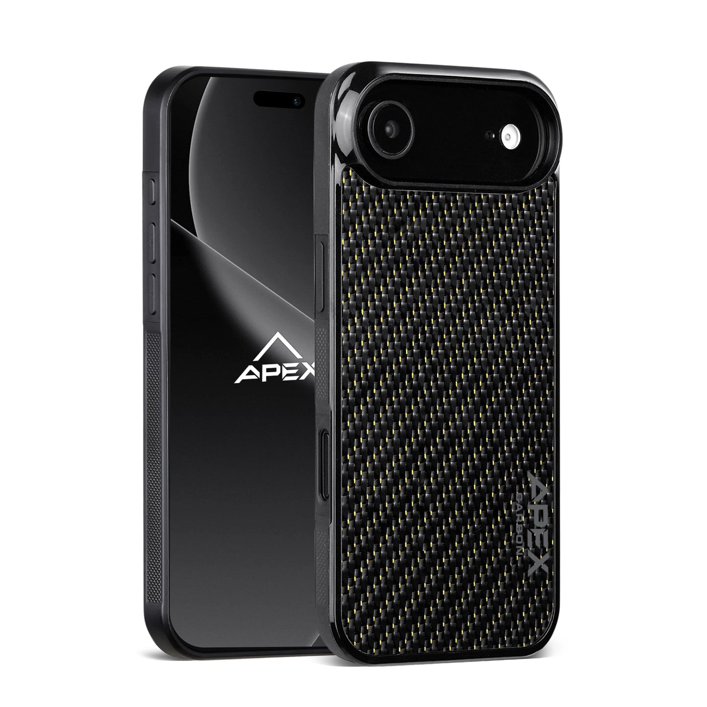 Carbon Fiber Gold Lace | iPhone Case | IMPACT SERIES
