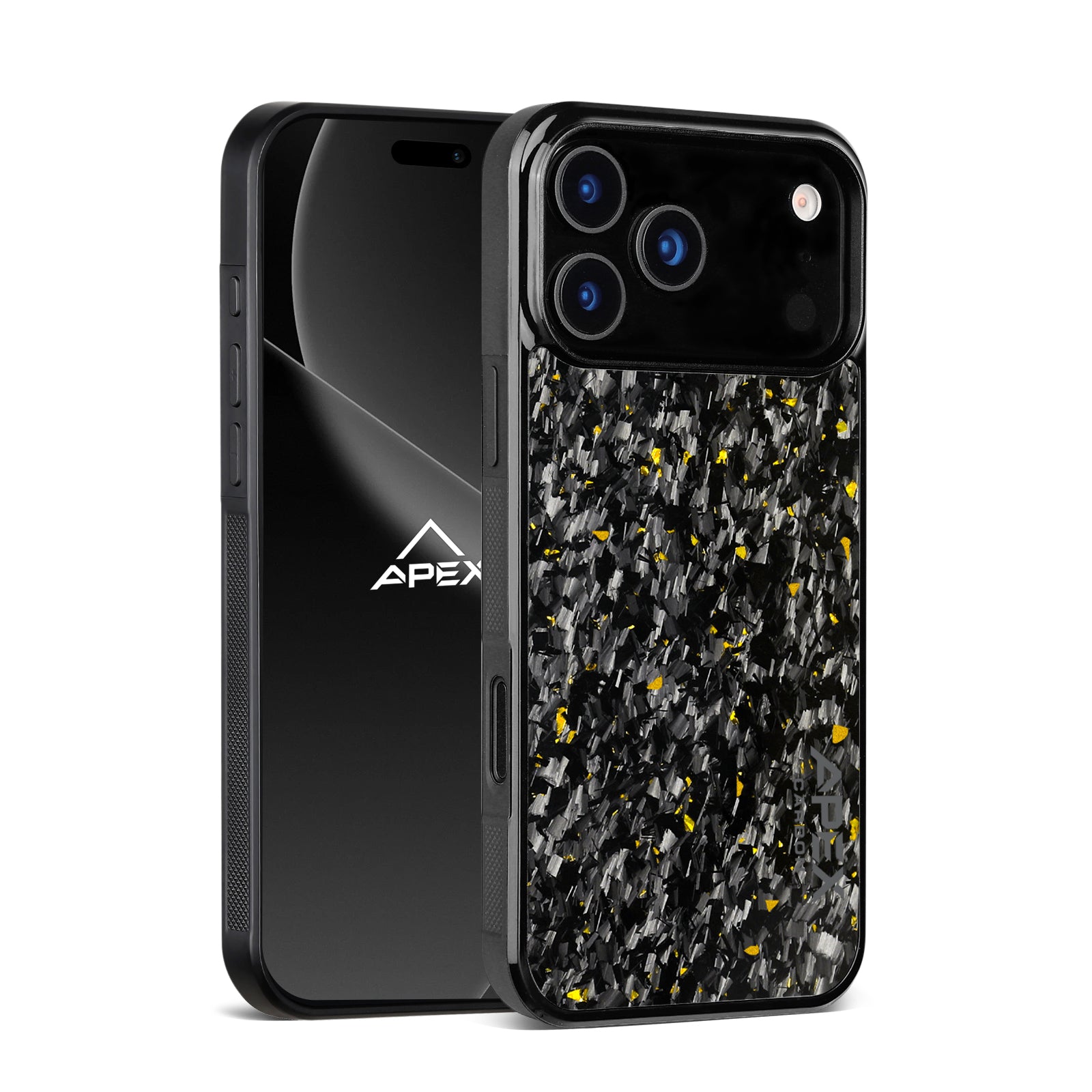 Gold Fragment  | Forged Carbon Fiber | iPhone Case | IMPACT SERIES