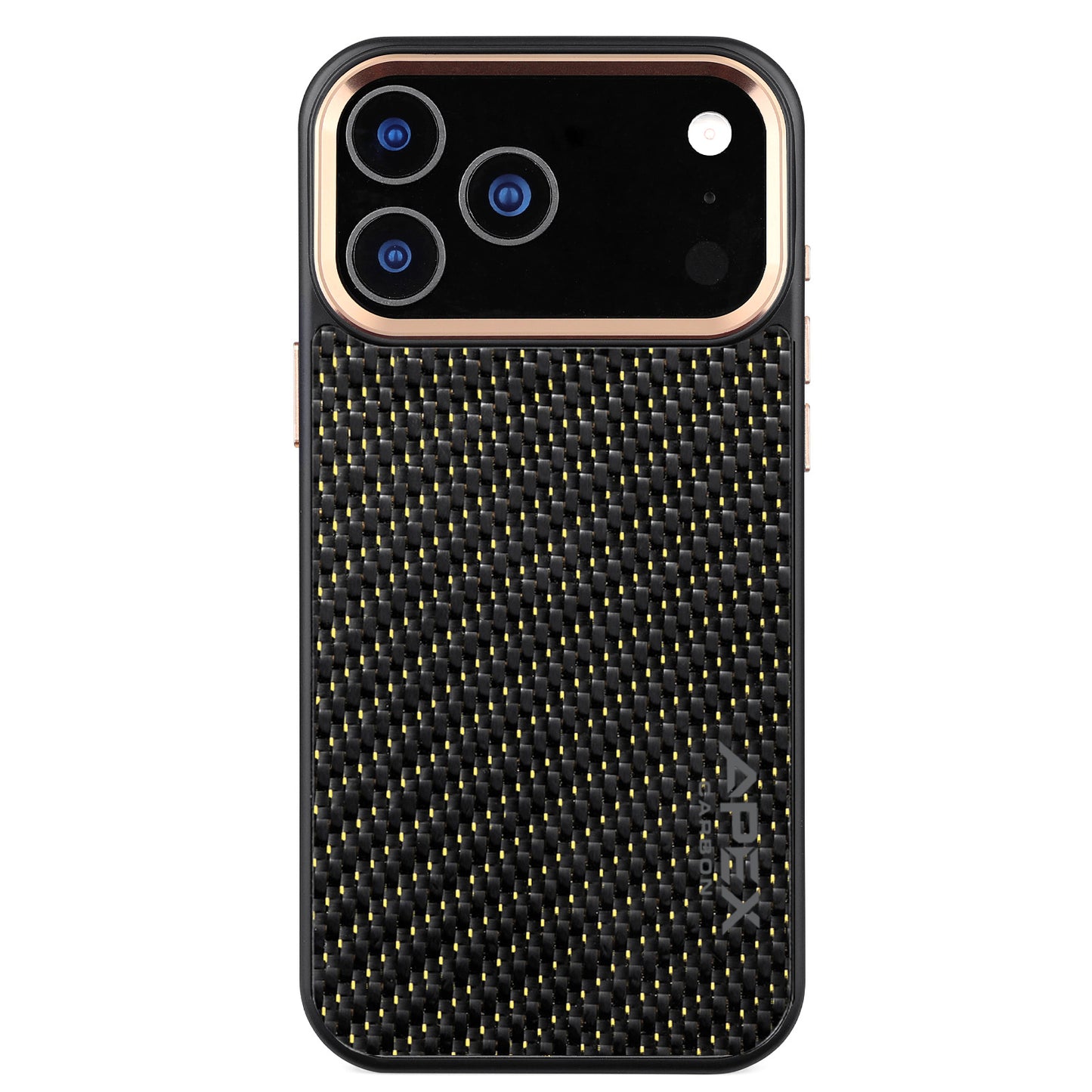 Carbon Fiber Gold Lace | iPhone Case | IMPACT SERIES 2.0