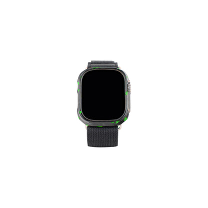 Apple Watch | Green Fragment | Real Forged Carbon Fiber Case