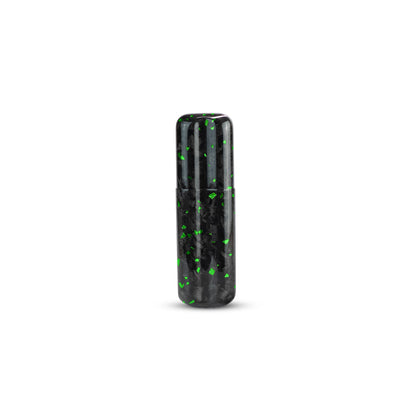 Green Fragment | Real Forged Carbon Fiber | 2 Tube Cigar Case
