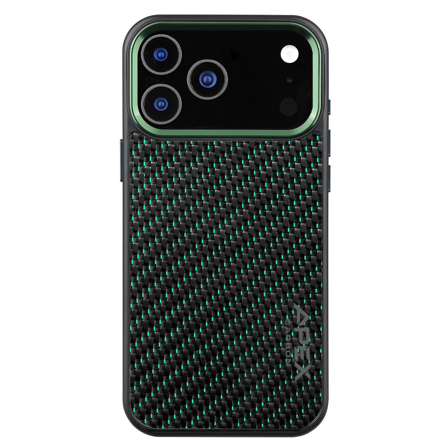 Carbon Fiber Green Lace | iPhone Case | IMPACT SERIES 2.0