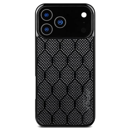 Carbon Fiber Black Honeycomb | iPhone Case | IMPACT SERIES