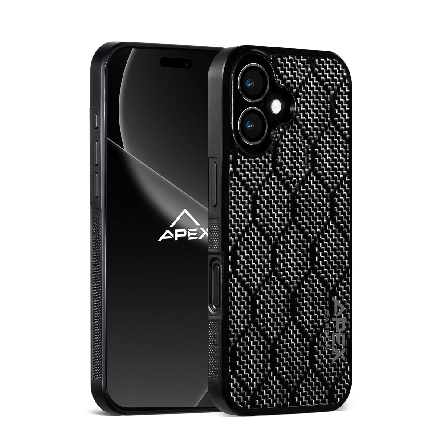 Carbon Fiber Black Honeycomb | iPhone Case | IMPACT SERIES