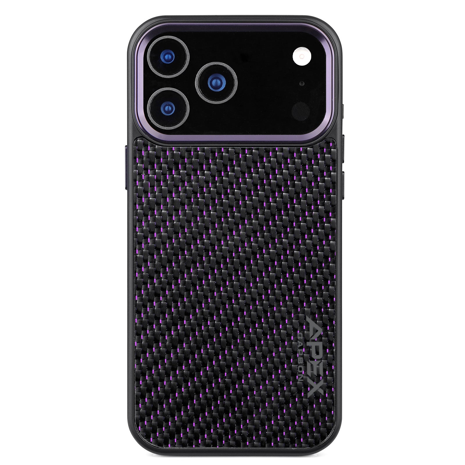Carbon Fiber Purple Lace | iPhone Case | IMPACT SERIES 2.0