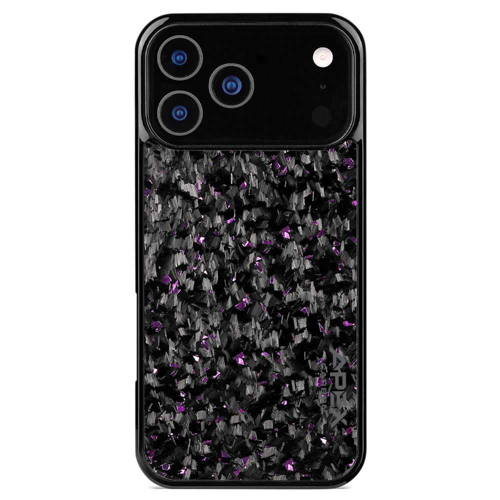 Purple Fragment  | Forged Carbon Fiber | iPhone Case | IMPACT SERIES