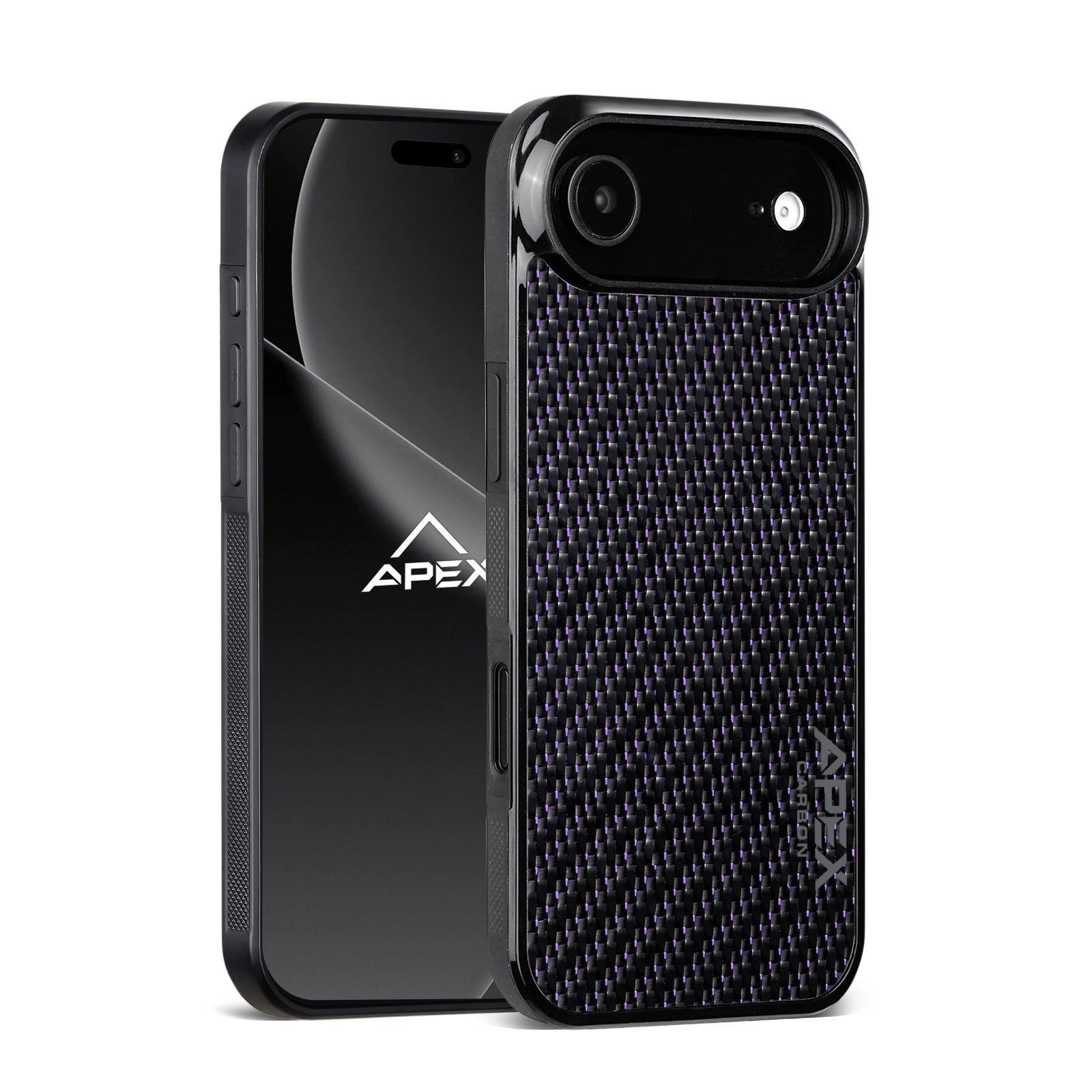 Carbon Fiber Purple Lace | iPhone Case | IMPACT SERIES