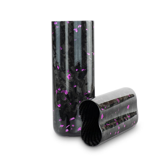Purple Fragment | Real Forged Carbon Fiber | 2 Tube Cigar Case