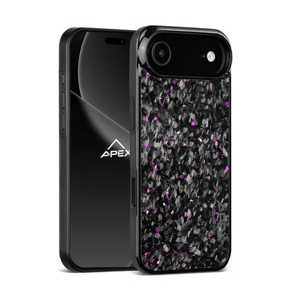 Purple Fragment  | Forged Carbon Fiber | iPhone Case | IMPACT SERIES