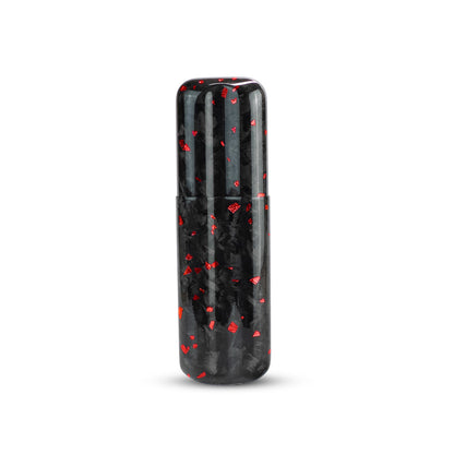Red Fragment | Real Forged Carbon Fiber | 2 Tube Cigar Case