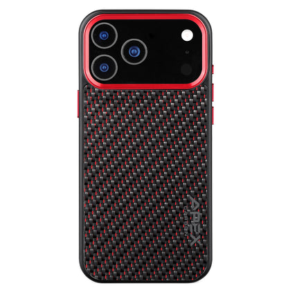 Carbon Fiber Red Lace | iPhone Case | IMPACT SERIES 2.0