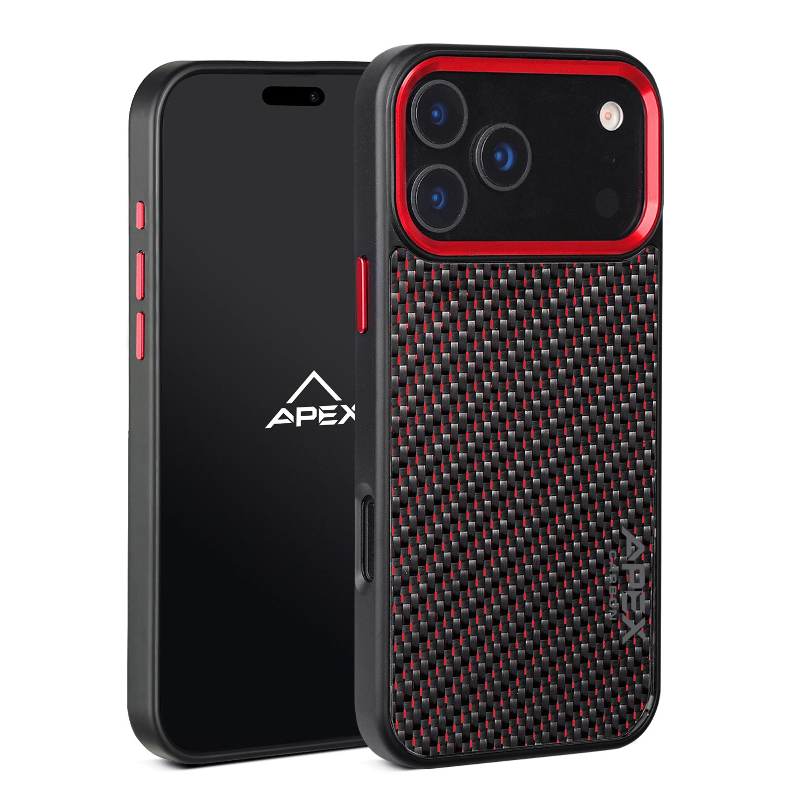Carbon Fiber Red Lace | iPhone Case | IMPACT SERIES 2.0