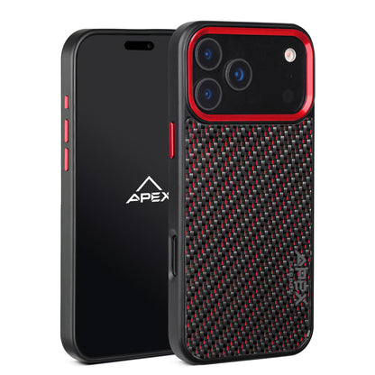 Carbon Fiber Red Lace | iPhone Case | IMPACT SERIES 2.0