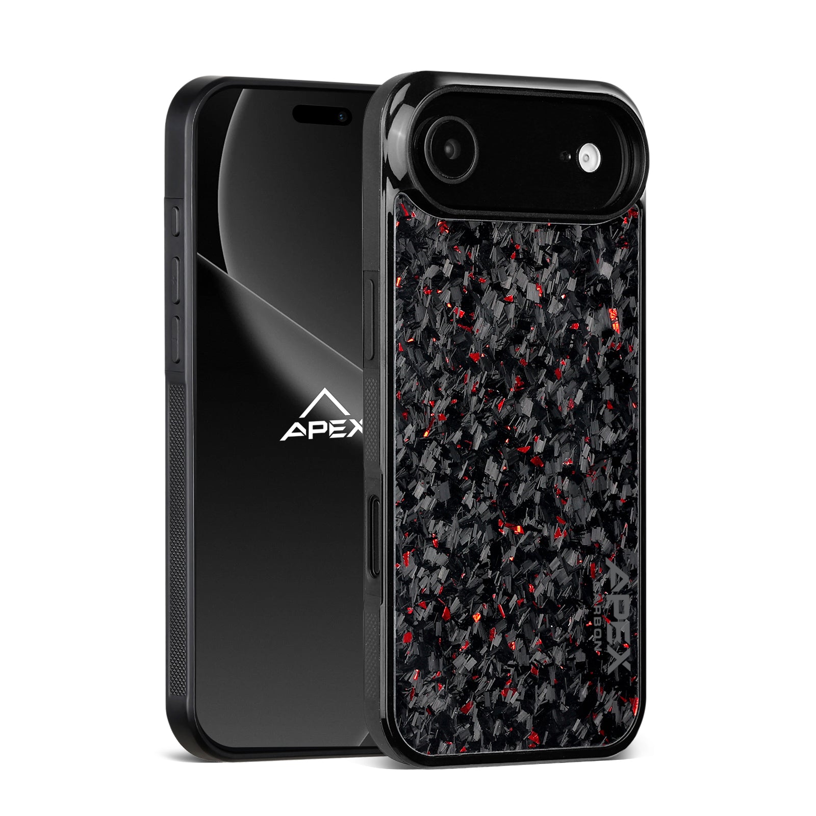 Red Fragment | Forged Carbon Fiber | iPhone Case Red Fragment | Forged Carbon Fiber | iPhone Case