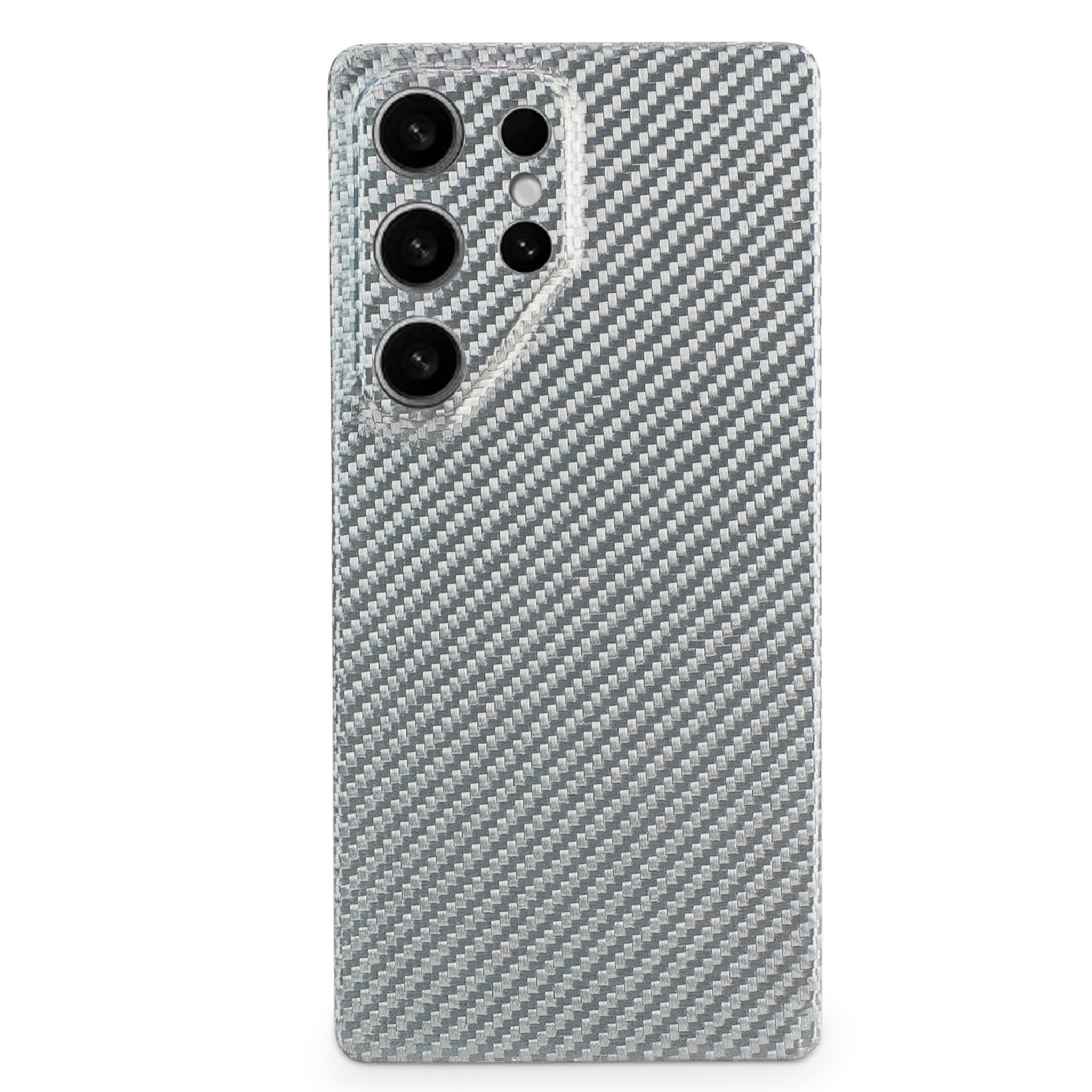 White Normal Carbon | Samsung Case | SQUELETON SERIES
